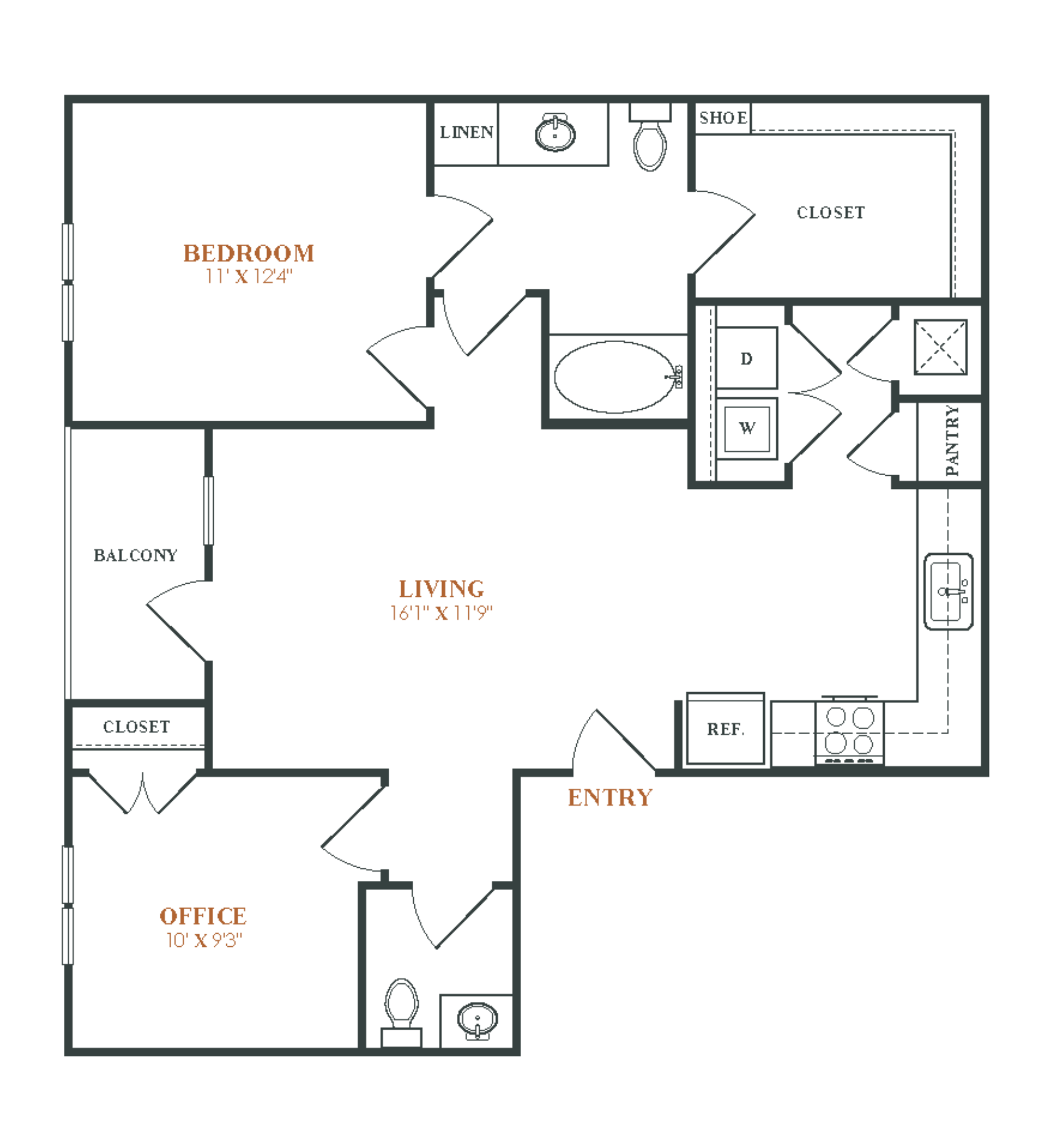 A2 floor plan
